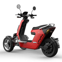 HKM-284371 2000W Electric Scooter Tricycle for Two Passengers, Front and Rear Disc Brakes, Up to 90km Range