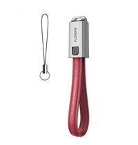 HKM-284371 Leather USB-C Charging Cable for iPhone - 20cm Length, 2.1A, Apple Lightning Interface, Available in Red, Black, Brown