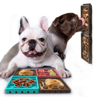 HKM-2844093 Licking Mat for Dogs - Slow Feeder with Non-Slip Grip for Kibble and Paste Treats