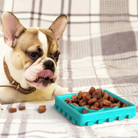 HKM-2844093 Licking Mat for Dogs - Slow Feeder with Non-Slip Grip for Kibble and Paste Treats