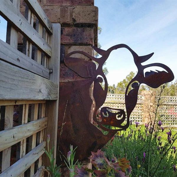 HKM-284435 Handmade Iron Animal Pendant Ornament for Outdoor Garden Décor