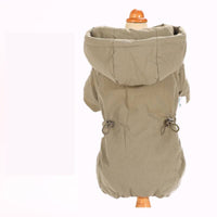HKM-2844733 Cozy Polka Dot Four-Legged Dog Padded Coat for Autumn and Winter