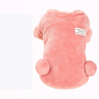HKM-2844733 Cozy Polka Dot Four-Legged Dog Padded Coat for Autumn and Winter