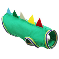 HKM-2844861 Comfortable Dinosaur Vest for Dogs - Cute Four-Legged Outdoor Pet Clothes in Green and Blue