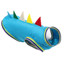 HKM-2844861 Comfortable Dinosaur Vest for Dogs - Cute Four-Legged Outdoor Pet Clothes in Green and Blue