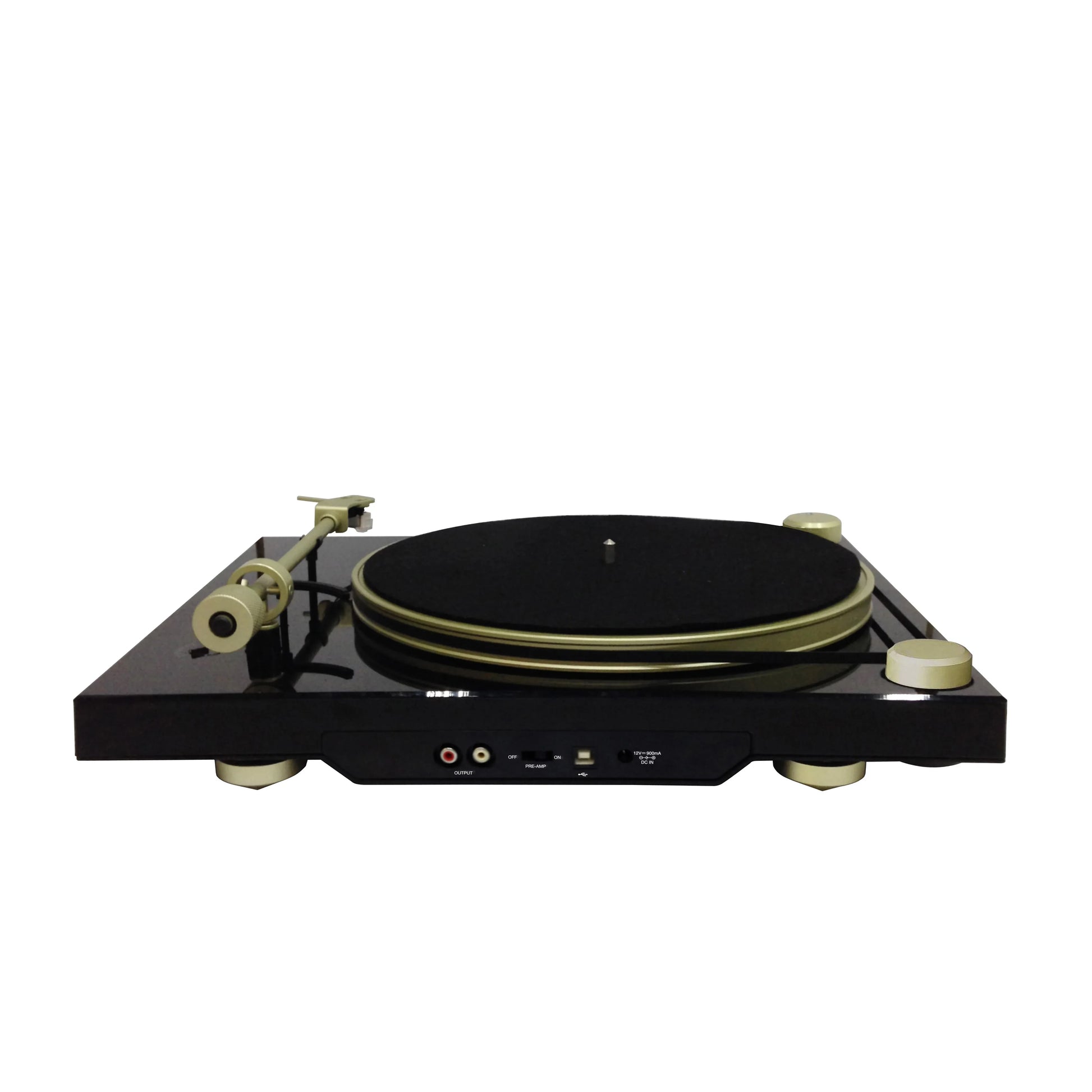 HKM-284499 Retro USB Bluetooth Vinyl Turntable with Classic Design