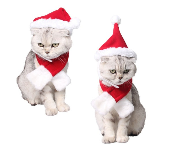 HKM-2845117 Christmas Reindeer Antlers Hairband for Pets - Adjustable Headwear for Dogs and Cats