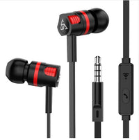 HKM-284563 In-Ear Headphones with Universal Line Control and Microphone, Inline Volume Control, 3.5mm Connector, 1.2m Noodle Cable