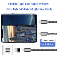 HKM-284563 Mini USB Cable Adapter - Universal Connector for Phones and Accessories - Compact Design