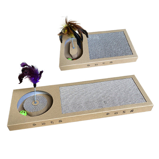 HKM-2846269 Durable Corrugated Paper Cat Scratching Board - Small Size Options Available