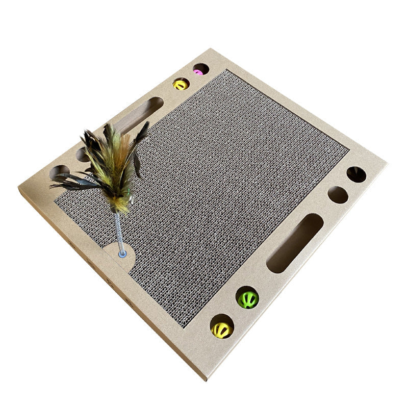 HKM-2846269 Durable Corrugated Paper Cat Scratching Board - Small Size Options Available