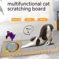 HKM-2846269 Durable Corrugated Paper Cat Scratching Board - Small Size Options Available