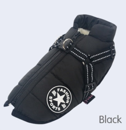 HKM-2846653 Reflective Thickened Warm Pet Vest for Autumn and Winter