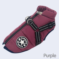 HKM-2846653 Reflective Thickened Warm Pet Vest for Autumn and Winter