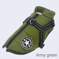 HKM-2846653 Reflective Thickened Warm Pet Vest for Autumn and Winter