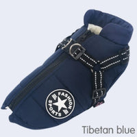 HKM-2846653 Reflective Thickened Warm Pet Vest for Autumn and Winter