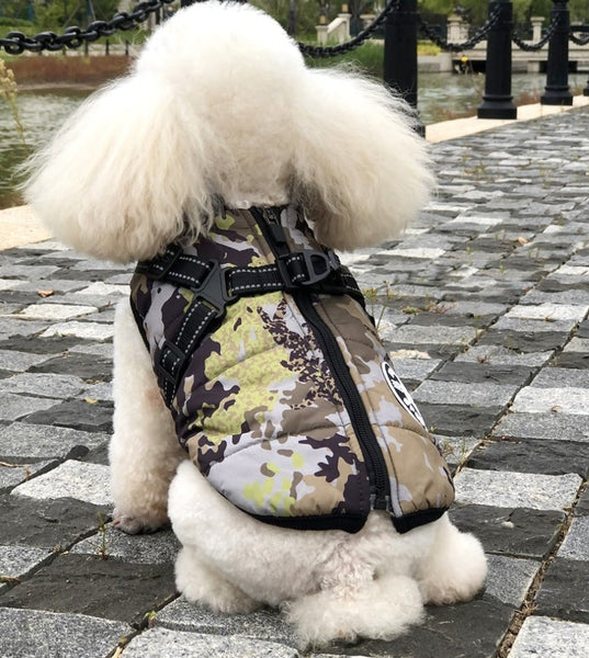 HKM-2846653 Reflective Thickened Warm Pet Vest for Autumn and Winter
