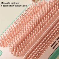 HKM-2847549 Multifunctional Cat Itch Remover and Massager with Feather Toy - Lightweight and Portable Pet Supply