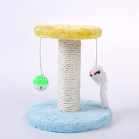 HKM-2849341 Kitten Climbing Table - Flannel & Sisal Cat Educational Toy for Active Play