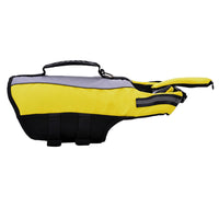HKM-2850237 Fluorescent Yellow Reflective Pet Life Jacket with Air Cushions for Enhanced Buoyancy and Safety