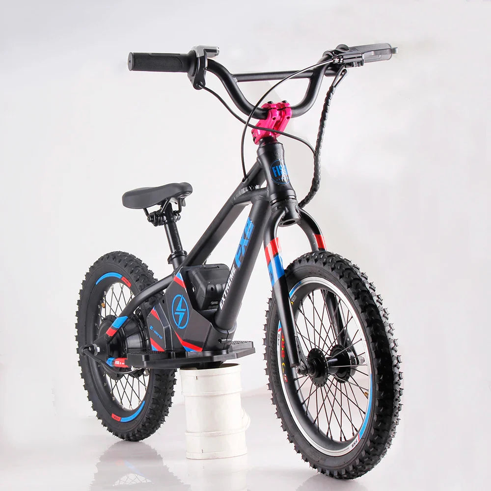 HKM-285075 16-Inch Electric Balance Bike with Lithium Battery and 350W Motor – 3-Speed, Disc Brake, Aluminum Frame