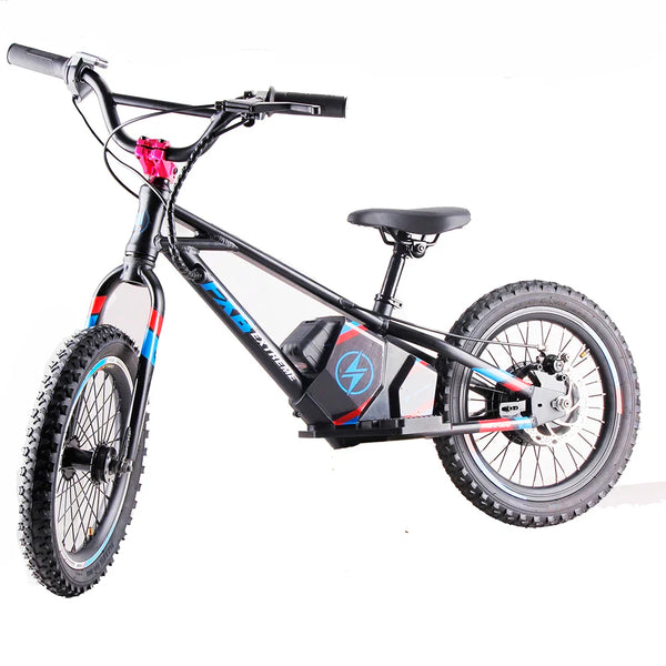 HKM-5285075 16-Inch Electric Balance Bike with 350W Brushless Central Motor 3-Speed Gears Aluminium Frame and Disc Brakes