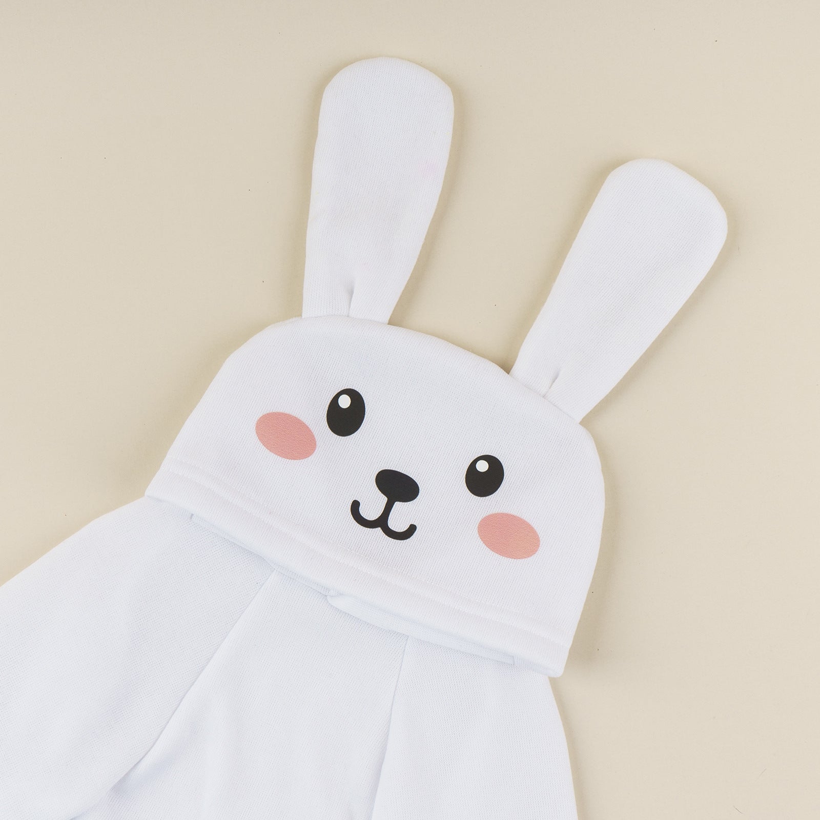 HKM-2851133 Cozy Rabbit-Shaped Pet Sweater in White for Small to Extra Large Pets