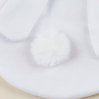 HKM-2851133 Cozy Rabbit-Shaped Pet Sweater in White for Small to Extra Large Pets