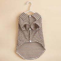 HKM-2852413 Plaid Cotton Dog Shirt for Small Dogs - XS to XL Sizes Available
