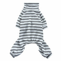 HKM-2852669 Striped Thin Pajamas for Dogs - Casual Summer Pet Clothing in Multiple Sizes