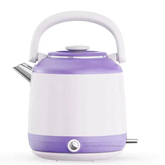 HKM-285267 1.8L Double Layer Electric Kettle with LED Indicator - 304 Stainless Steel Inner Pot Water Boiler