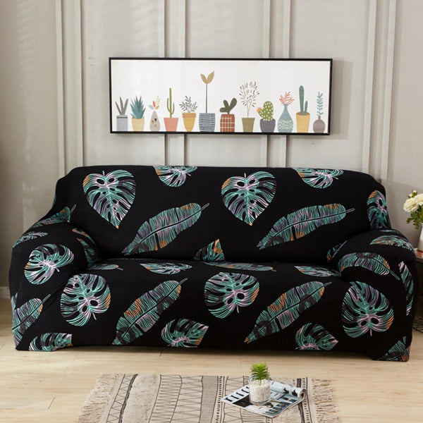 HKM-285459 Universal Stretch Sofa Cover in Knitted Four-Sided Fabric, Multiple Sizes Available
