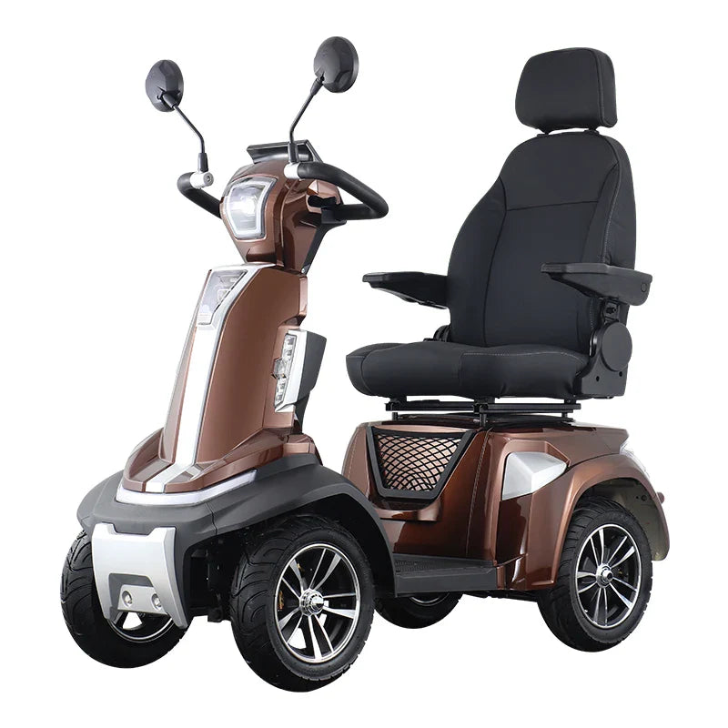 HKM-285523 VIGOROUS SPRITE III CE 4-Wheel Mobility Scooter with Adjustable Seat and Smart Features