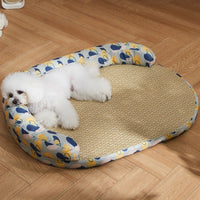 HKM-2855869 Removable and Washable Dog Mat for Summer Comfort - Available in Multiple Sizes