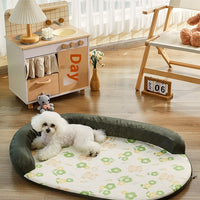 HKM-2855869 Removable and Washable Dog Mat for Summer Comfort - Available in Multiple Sizes
