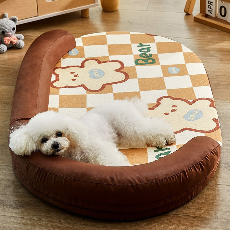 HKM-2855869 Removable and Washable Dog Mat for Summer Comfort - Available in Multiple Sizes