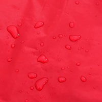 HKM-2856381 Reflective Dog Raincoat - Waterproof Polyester, Yellow/Red, Size S, Comfortable Fit