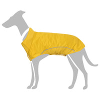 HKM-2856381 Reflective Dog Raincoat - Waterproof Polyester, Yellow/Red, Size S, Comfortable Fit