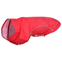 HKM-2856381 Reflective Dog Raincoat - Waterproof Polyester, Yellow/Red, Size S, Comfortable Fit