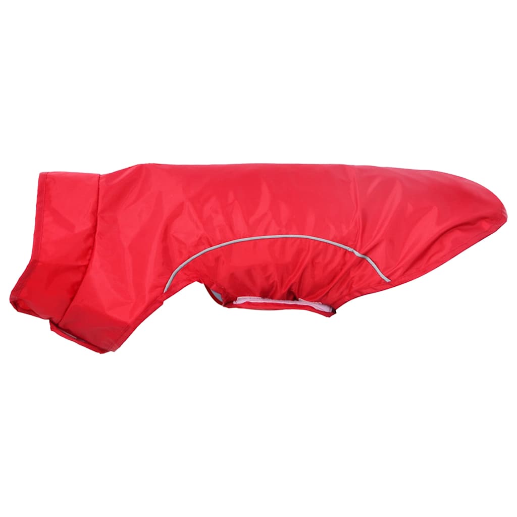 HKM-2856381 Reflective Dog Raincoat - Waterproof Polyester, Yellow/Red, Size S, Comfortable Fit