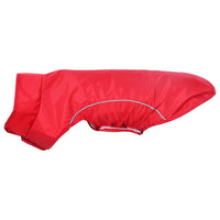 HKM-2856381 Reflective Dog Raincoat - Waterproof Polyester, Yellow/Red, Size S, Comfortable Fit
