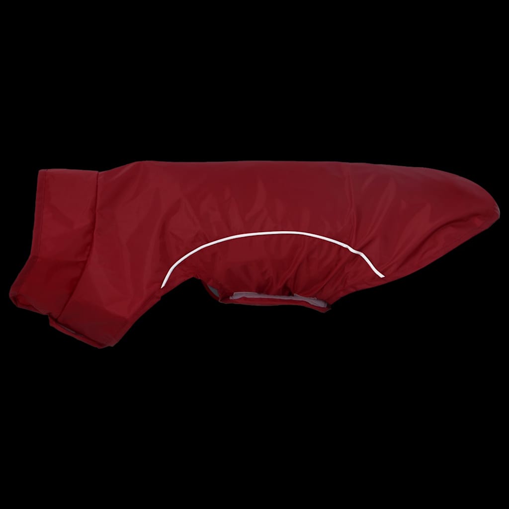 HKM-2856381 Reflective Dog Raincoat - Waterproof Polyester, Yellow/Red, Size S, Comfortable Fit