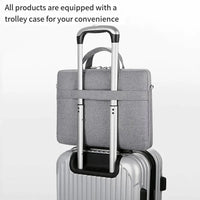 HKM-285715 Custom Logo Tote Bag for Women – Stylish Crossbody Briefcase and Laptop Sleeve Case