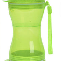 HKM-2857661 Pet Dual-Use Water and Food Cup - 330ml Water, 280ml Food Capacity, Safe PP Material