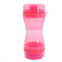 HKM-2857661 Pet Dual-Use Water and Food Cup - 330ml Water, 280ml Food Capacity, Safe PP Material