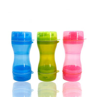 HKM-2857661 Pet Dual-Use Water and Food Cup - 330ml Water, 280ml Food Capacity, Safe PP Material