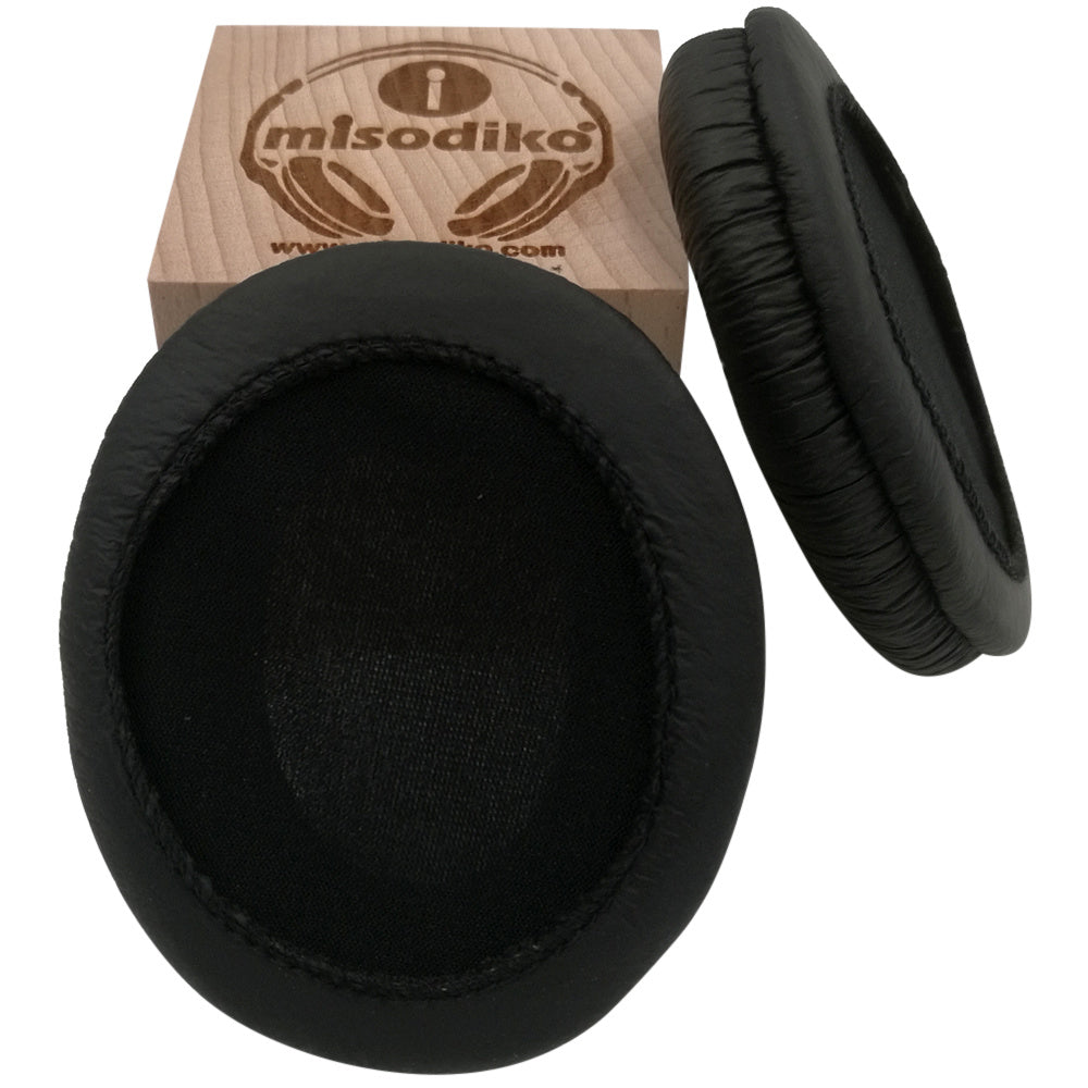 HKM-285843 Leather Earphone Sleeve for Senhai Headsets HD457, HD202, HD212, HD447, HD497