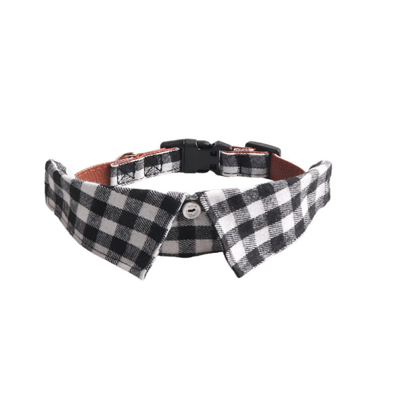 HKM-2859581 Gentleman Dog Collar with Detachable Bow Tie in Various Stylish Patterns