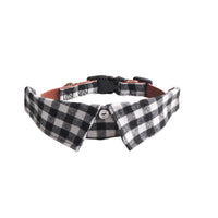 HKM-2859581 Gentleman Dog Collar with Detachable Bow Tie in Various Stylish Patterns