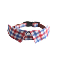 HKM-2859581 Gentleman Dog Collar with Detachable Bow Tie in Various Stylish Patterns